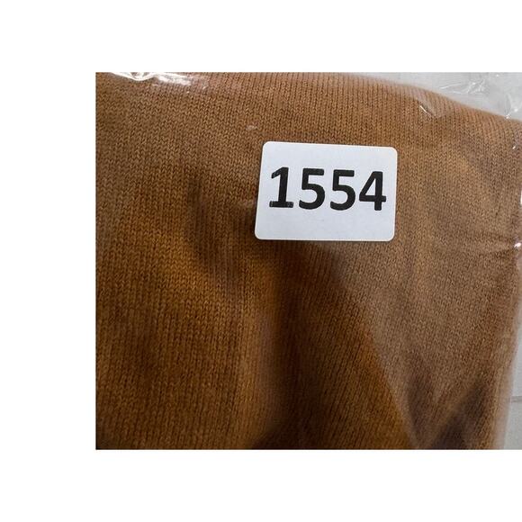 Club Room Mens Medium V Neck Sweater Mustard Yellow Merino Wool Acrylic - Picture 8 of 8